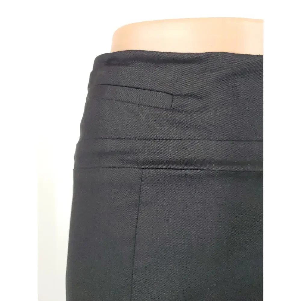 NEW YORK & CO Women's Black Straight Skirt Sz 0 - Picture 4 of 8